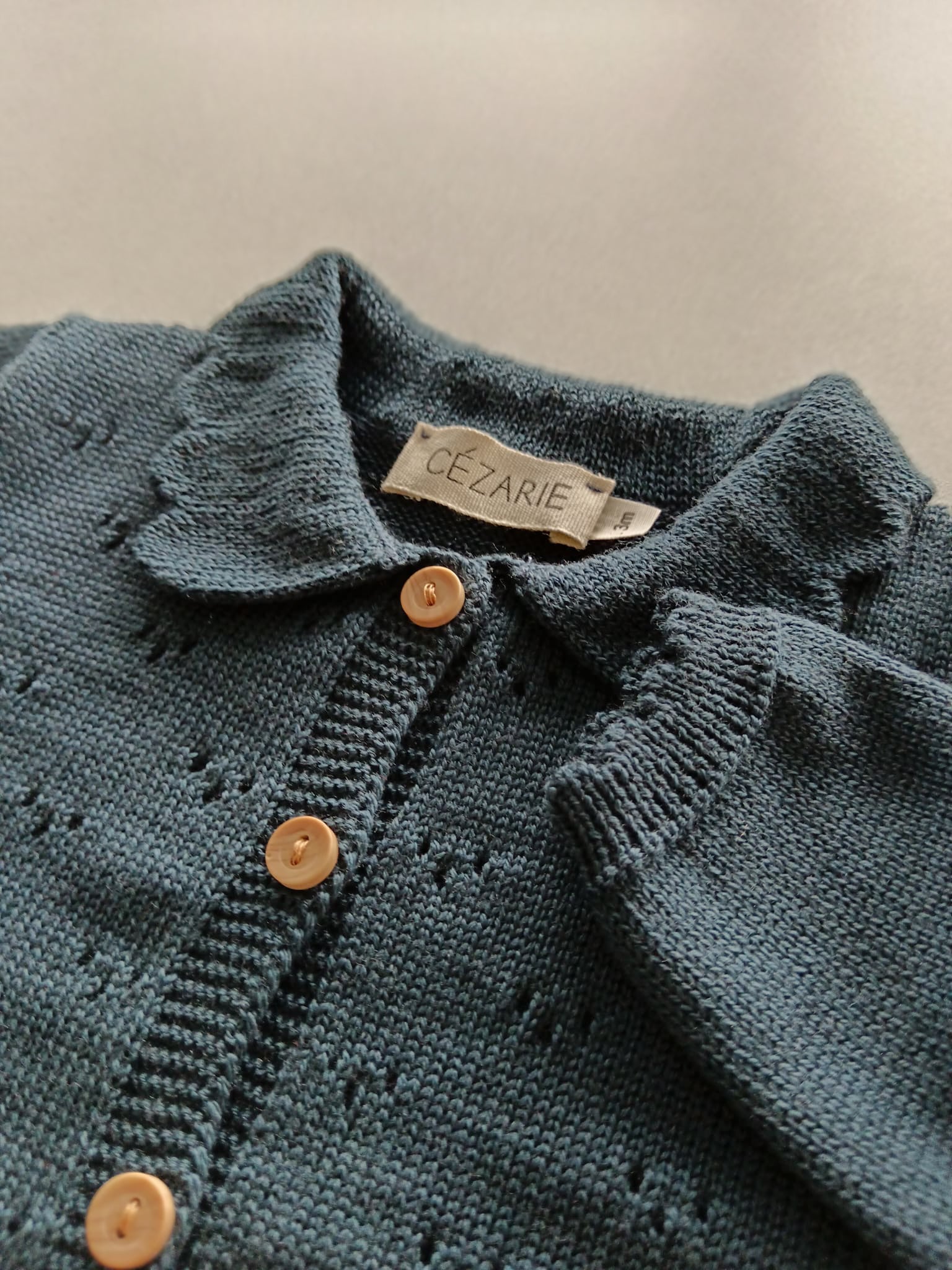 Gilet ajourée en laine