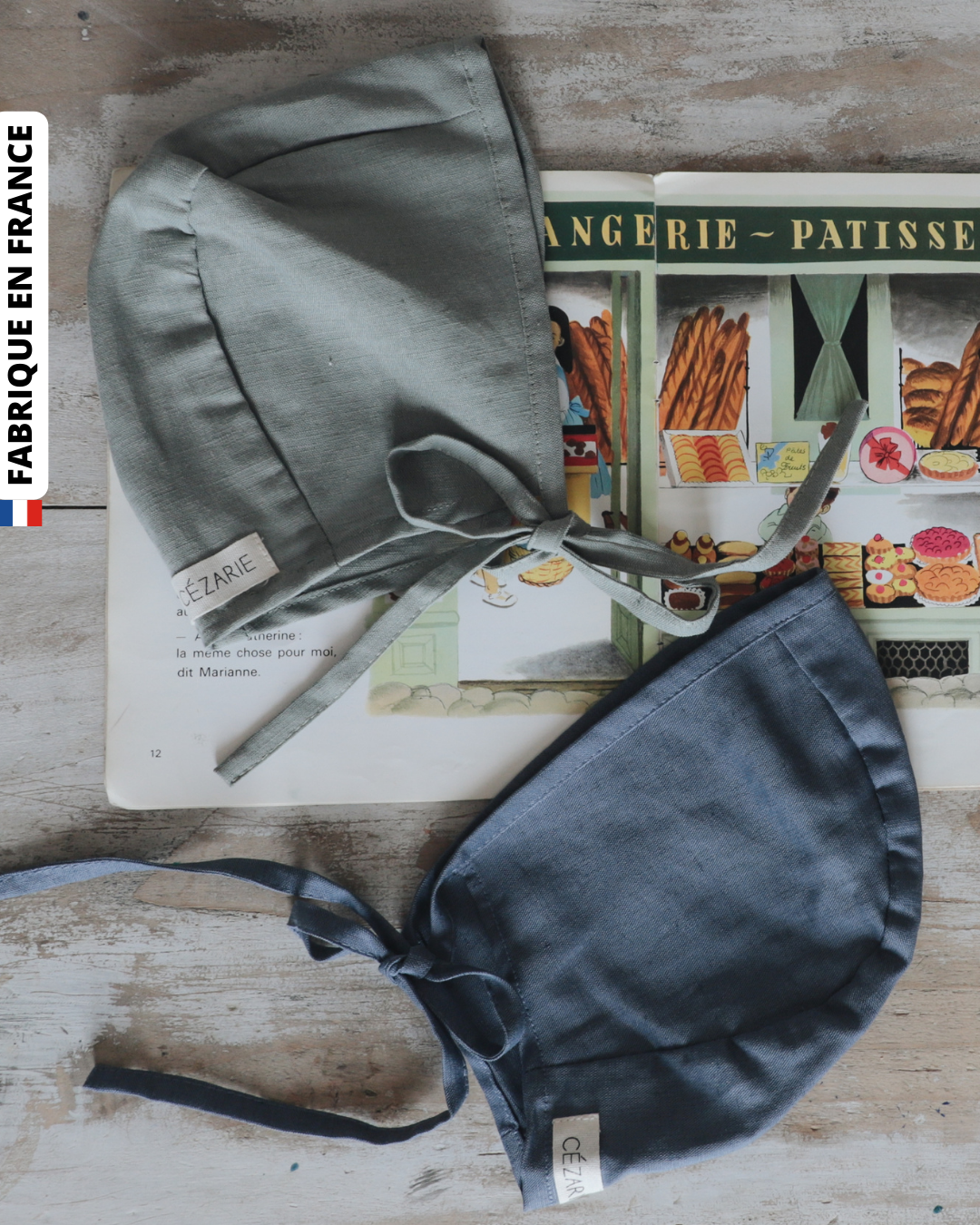 Béguin Pépin lin bleu