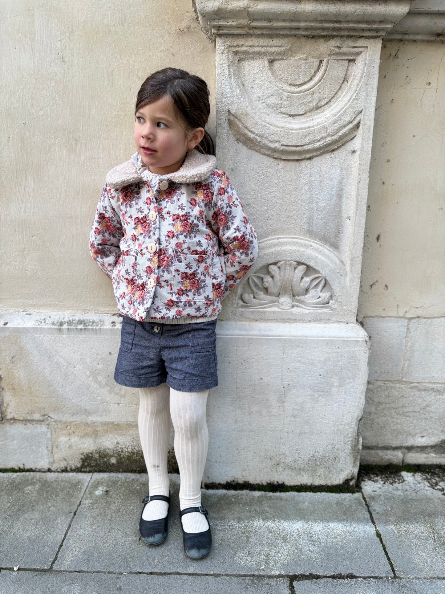 Veste jacquard Léonie