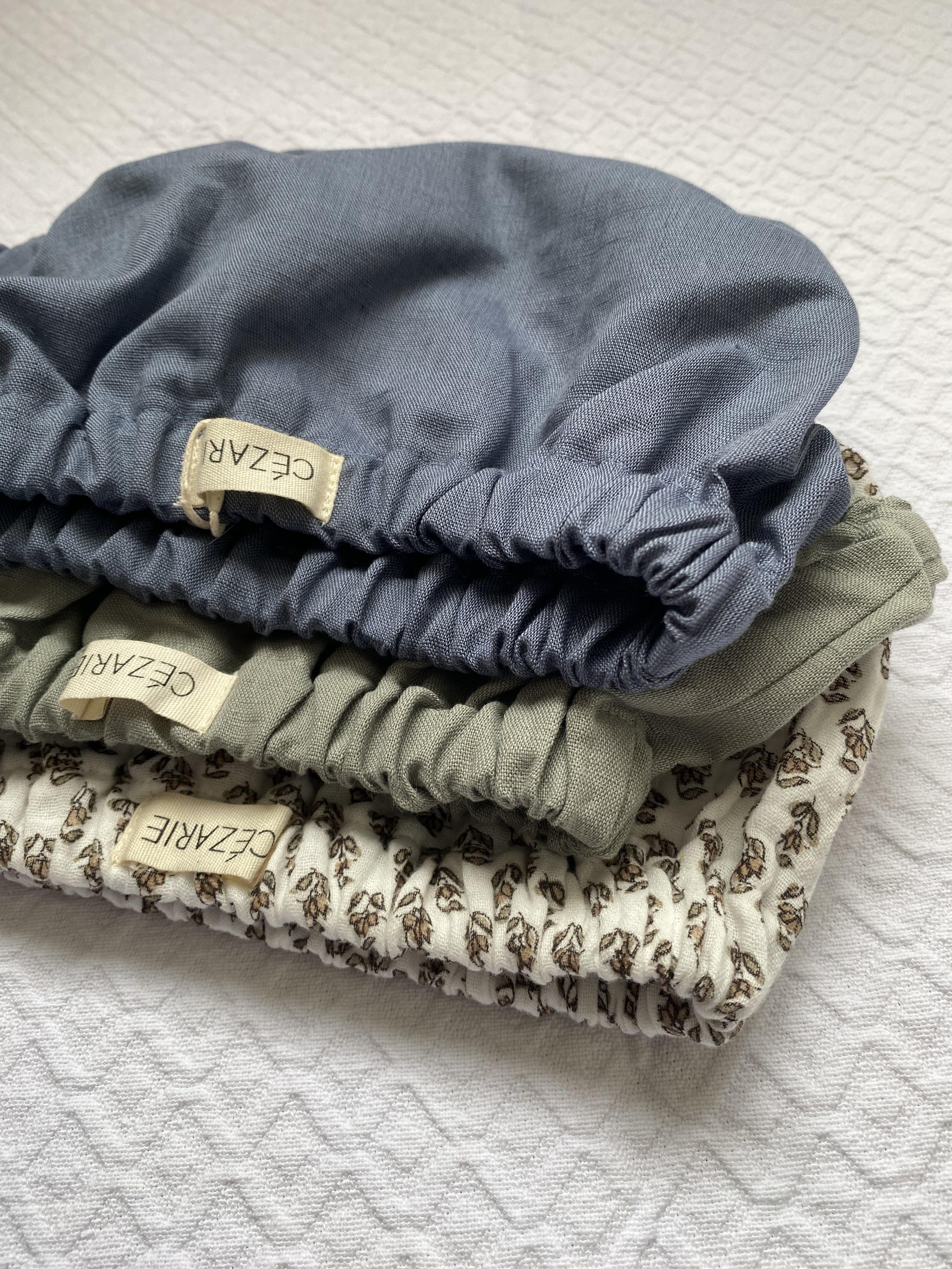 Culotton LÉON en Lin/coton Bleu de Nîmes