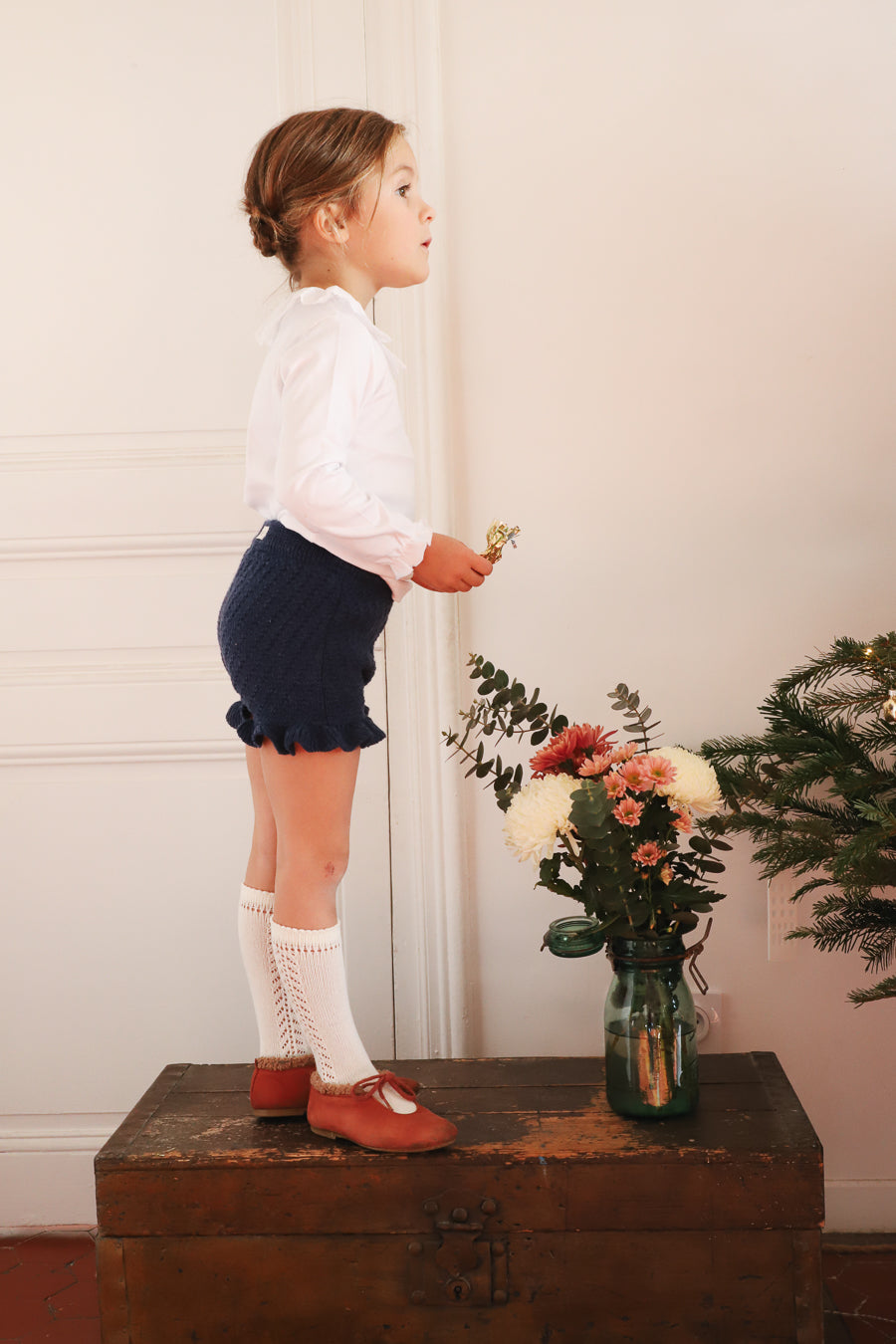 Bloomer volanté en maille