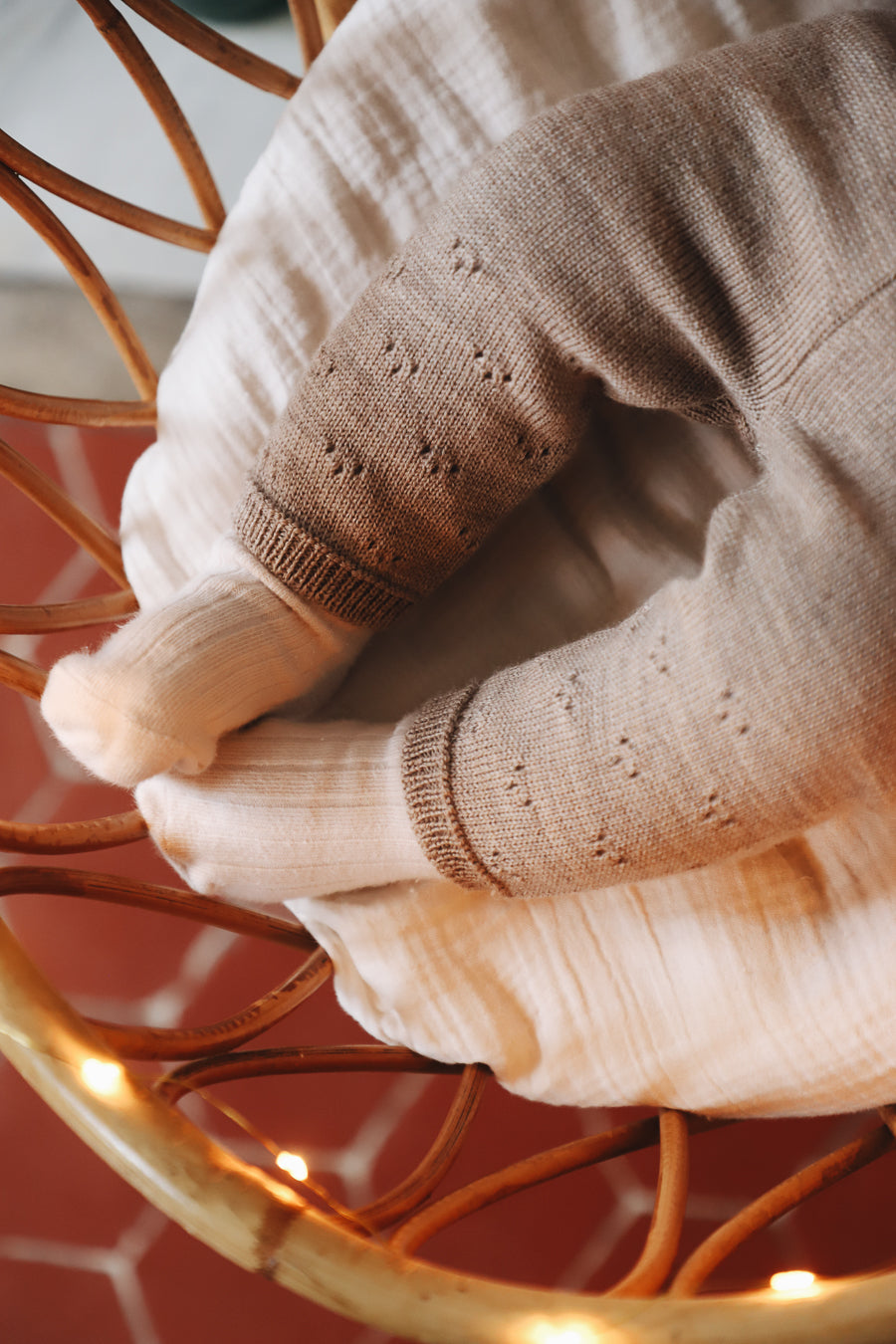 Pantalon ajourée en laine