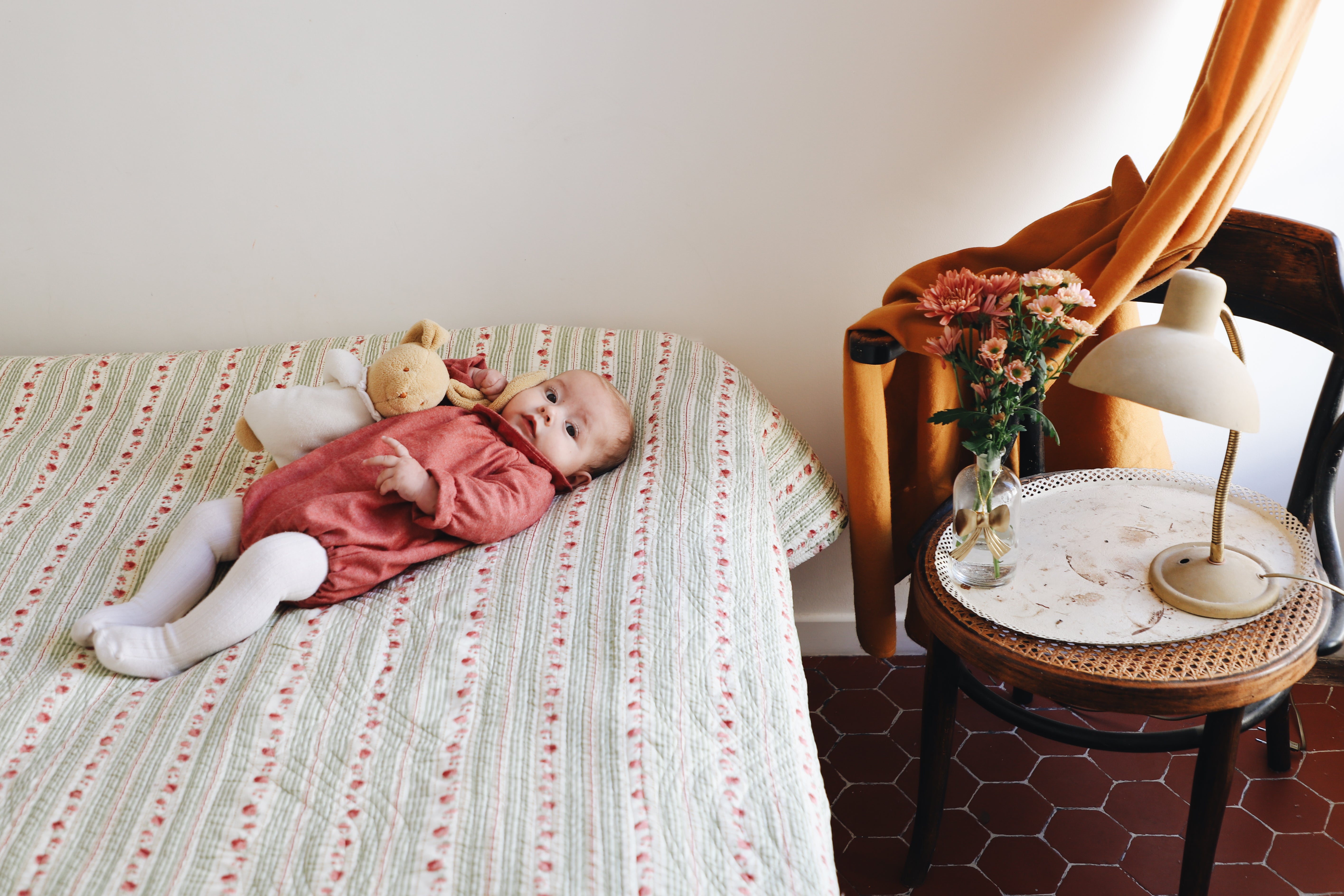 Barboteuse flanelle manche longue