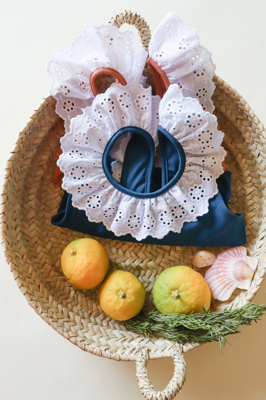 Maillot de bain  PALMA - Calypso - dos arrondi avec dentelles