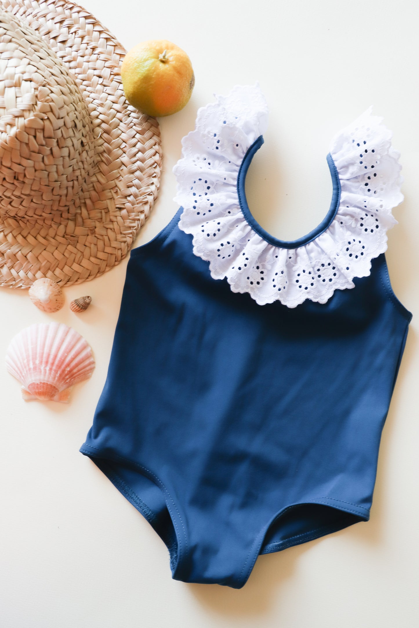 Maillot de bain PALMA - Calypso - dos arrondi avec dentelles