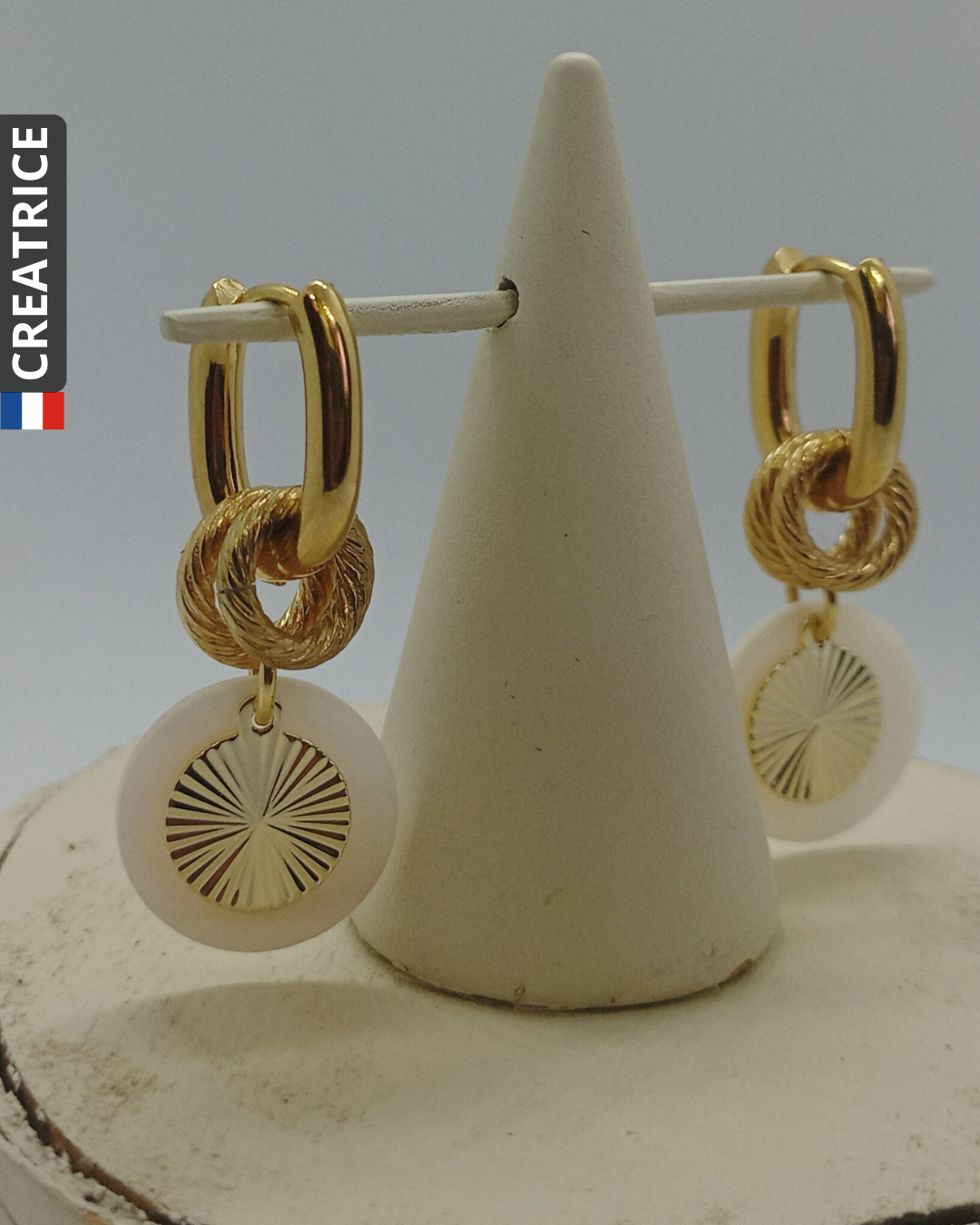 Boucles d'oreilles AGATHE