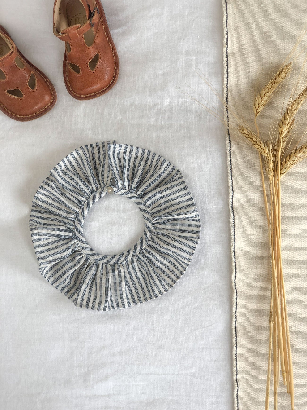 Col Séville rayé bleu et blanc