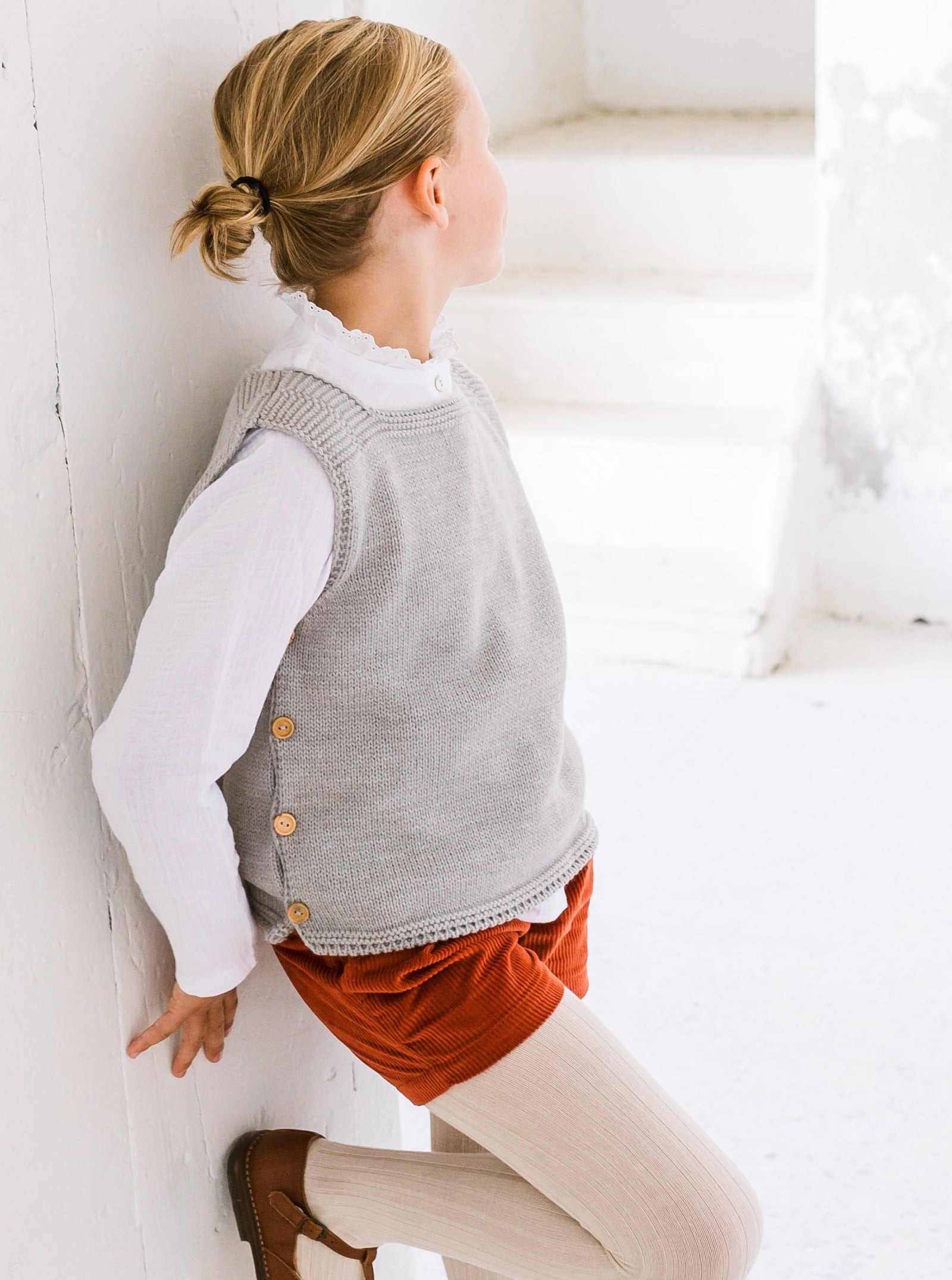 Pull sans manche MAX sable