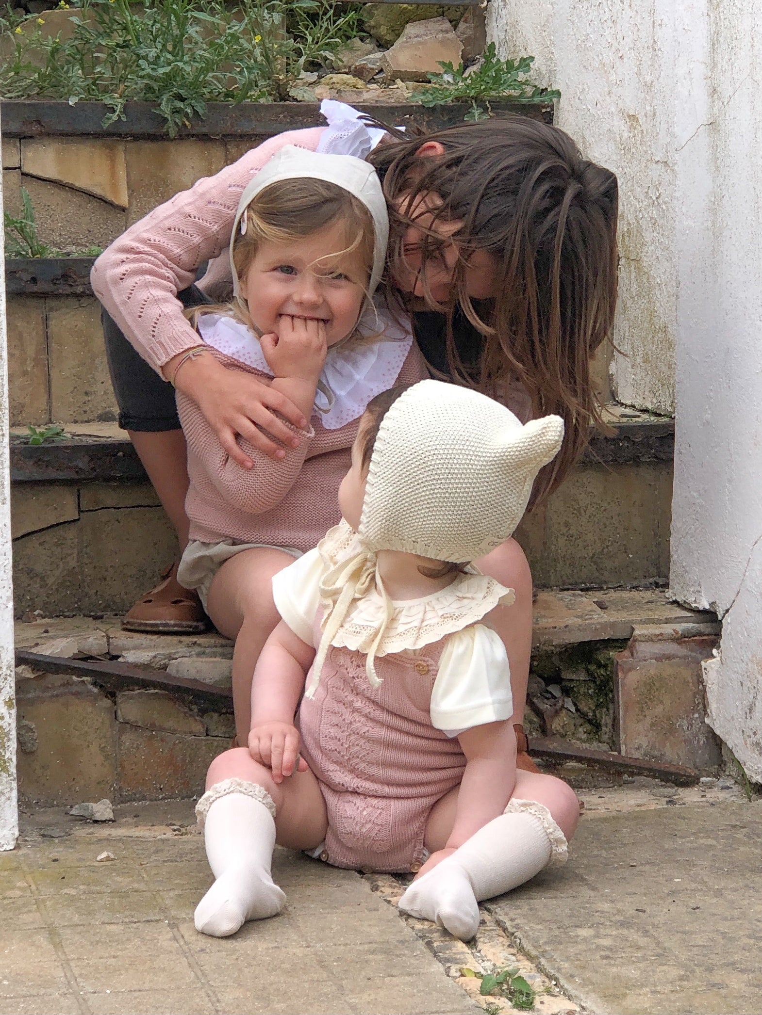 Body SCARLETT col dentelle - Crème - manches courtes