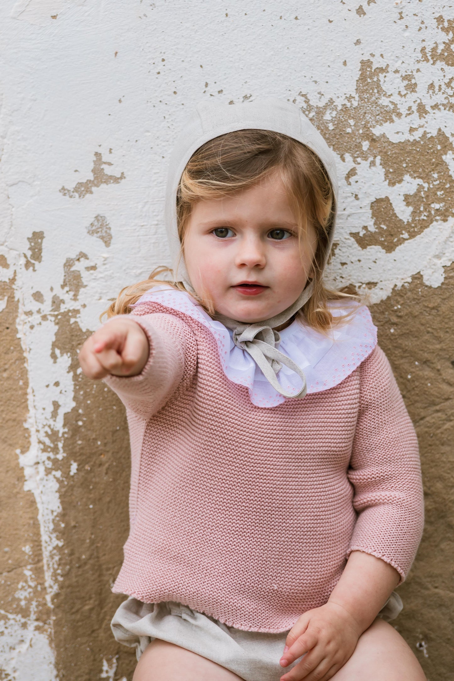 Brassière EDGAR coton vieux rose