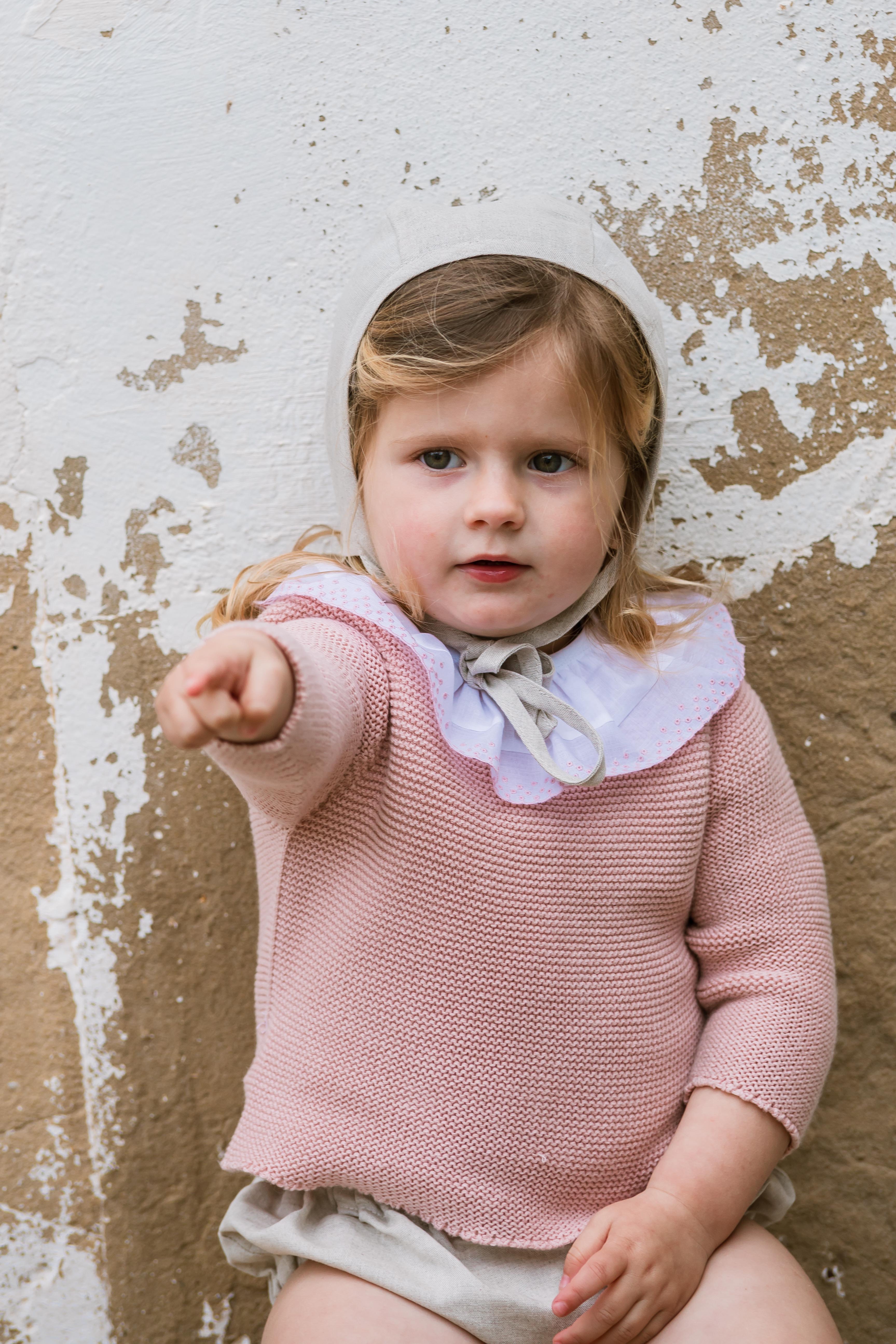 Brassière EDGAR coton vieux rose