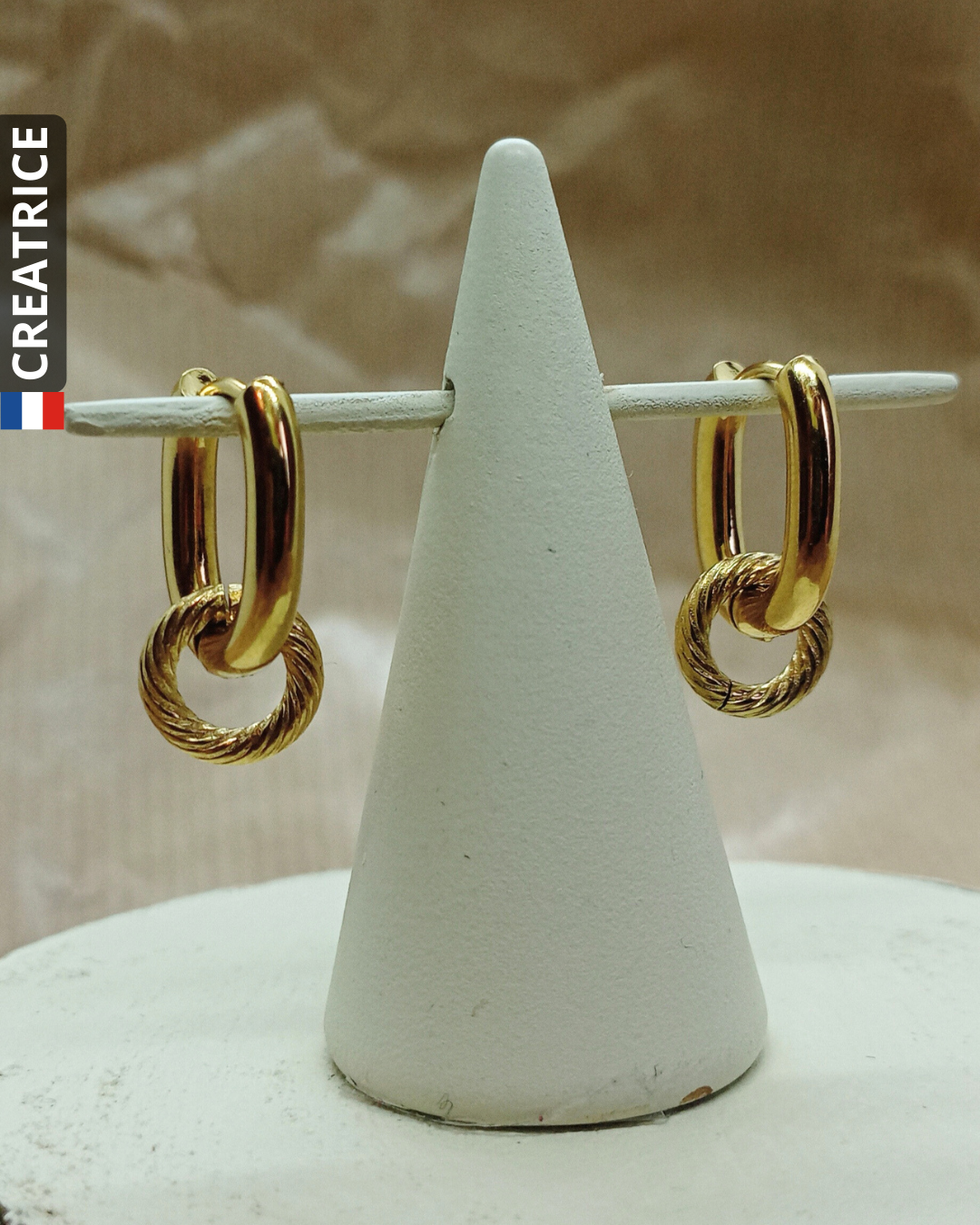 Boucles d'oreilles AGATHE