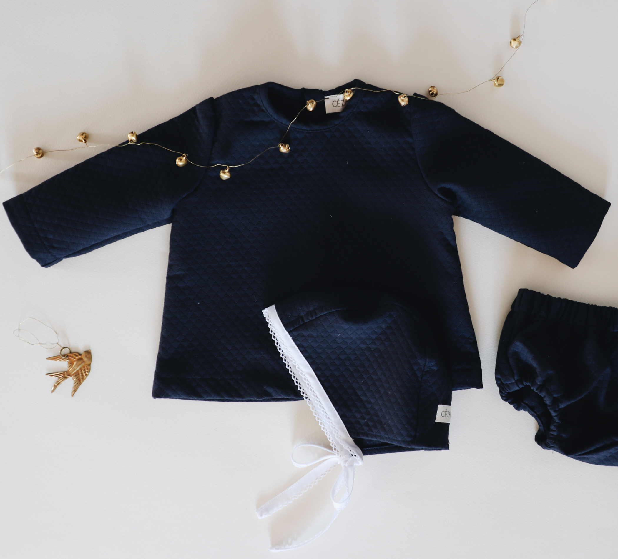 Brassière tissu diamant piqué