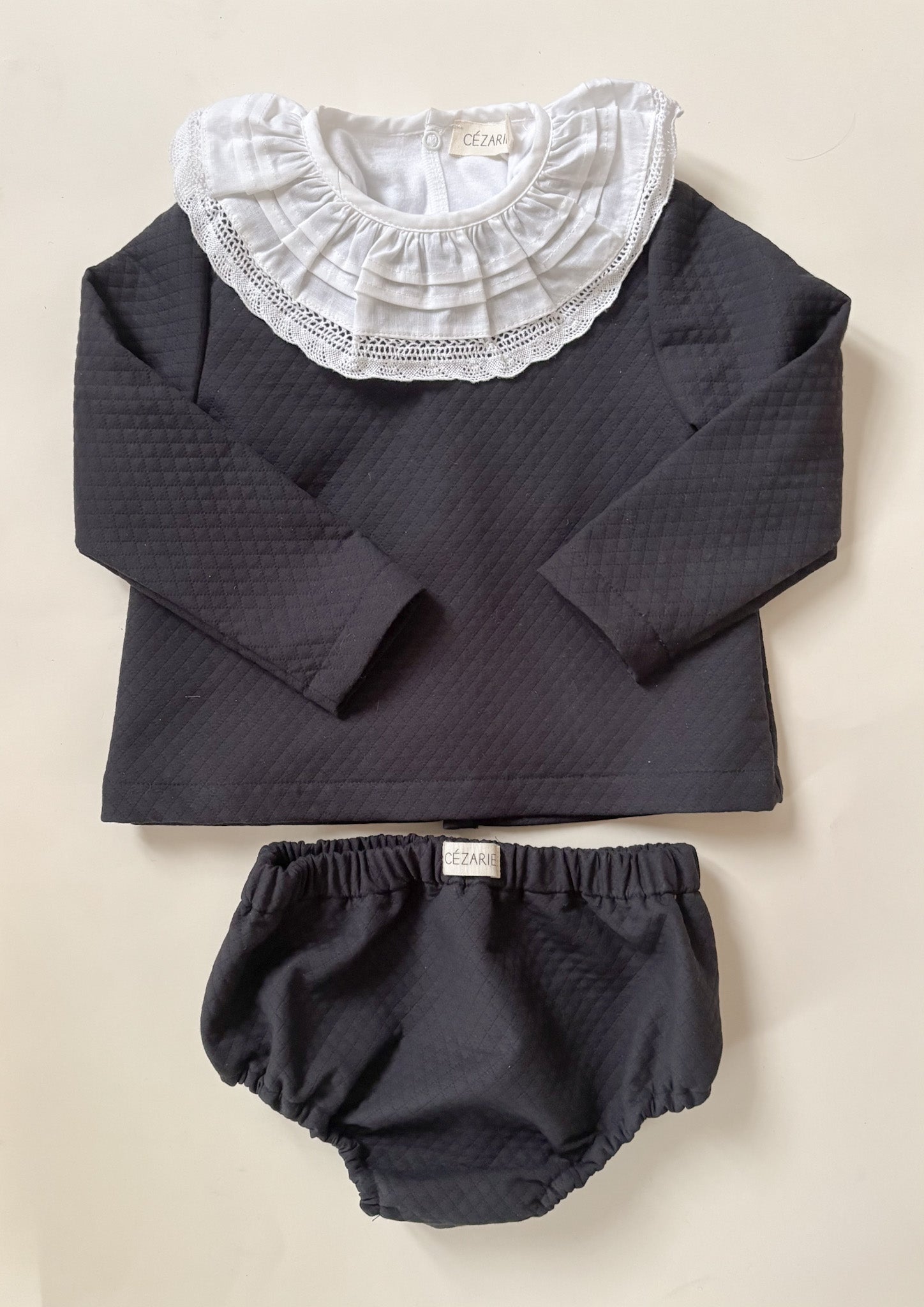 Brassière tissu diamant piqué