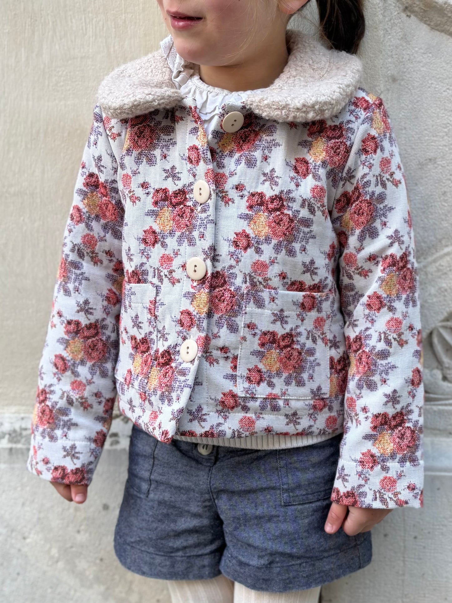 Veste jacquard Léonie