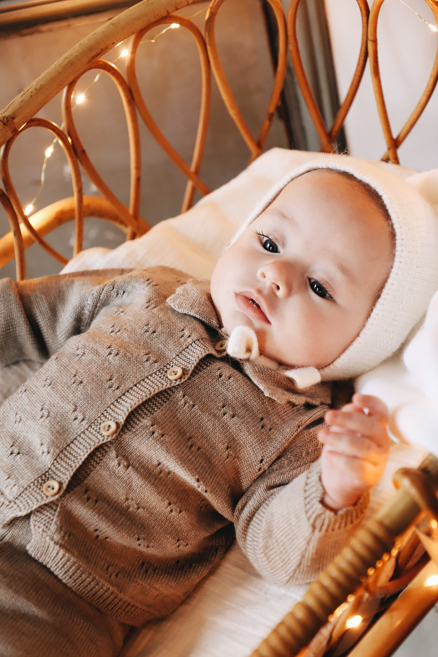 Gilet ajourée en laine