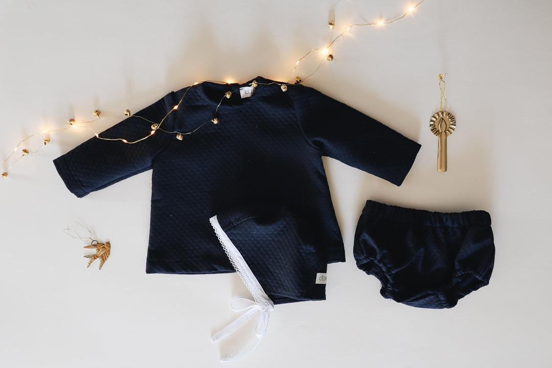 Brassière tissu diamant piqué