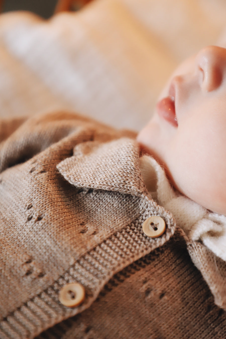 Gilet ajourée en laine