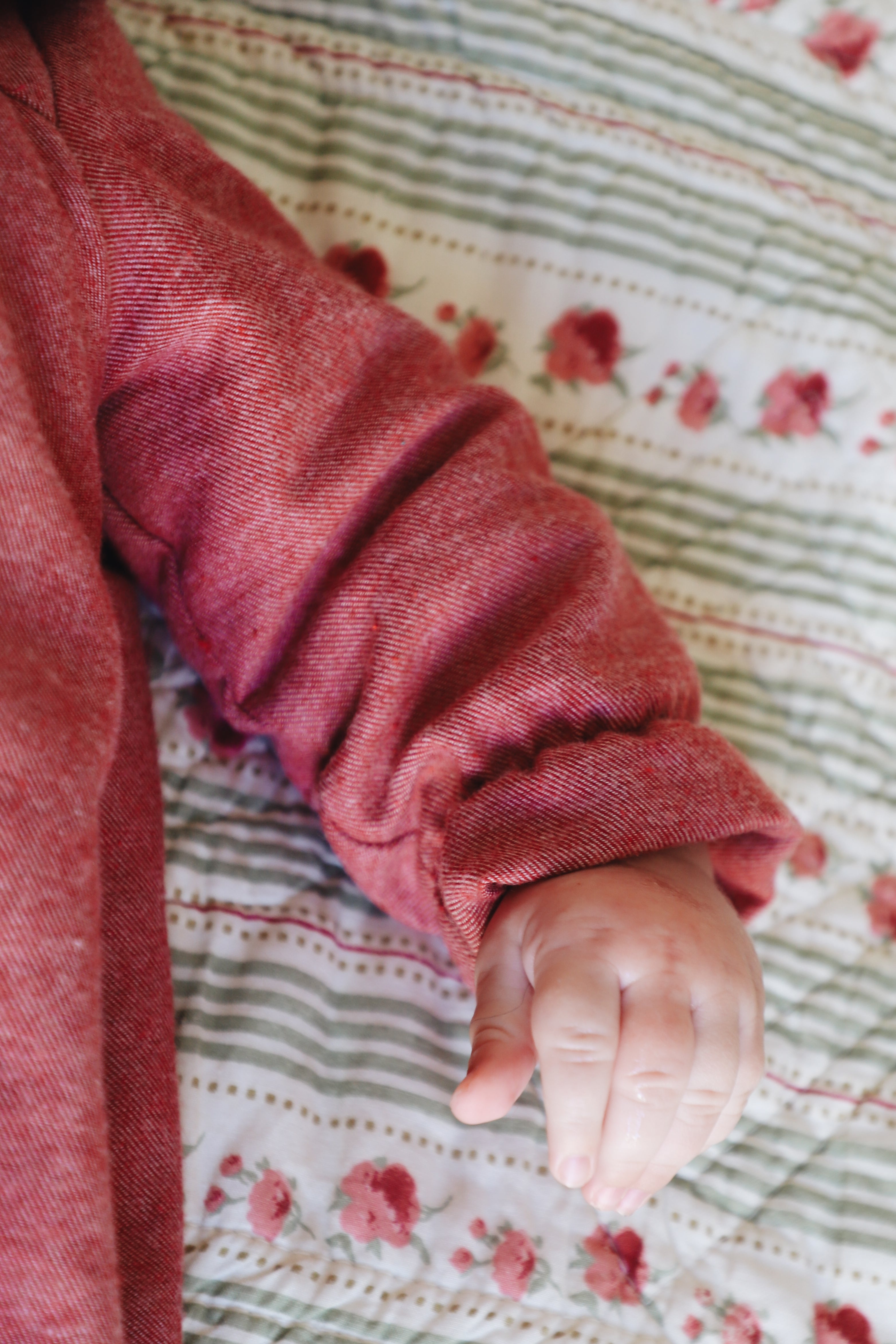 Barboteuse flanelle manche longue