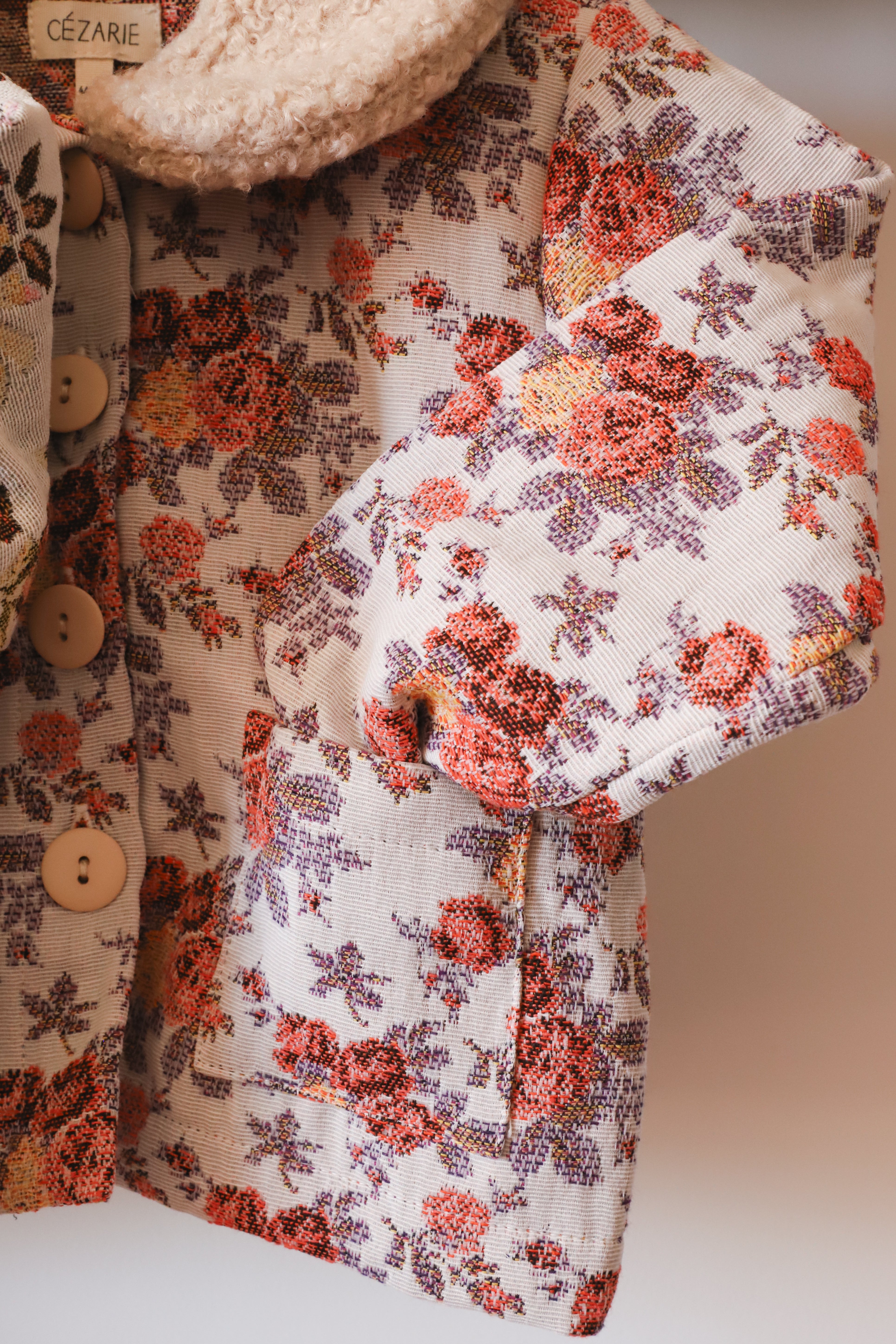 Veste jacquard Léonie