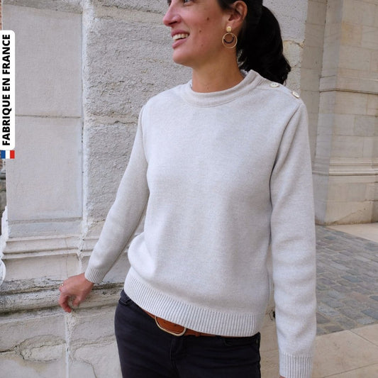 Pull MALO femme - coloris Galet