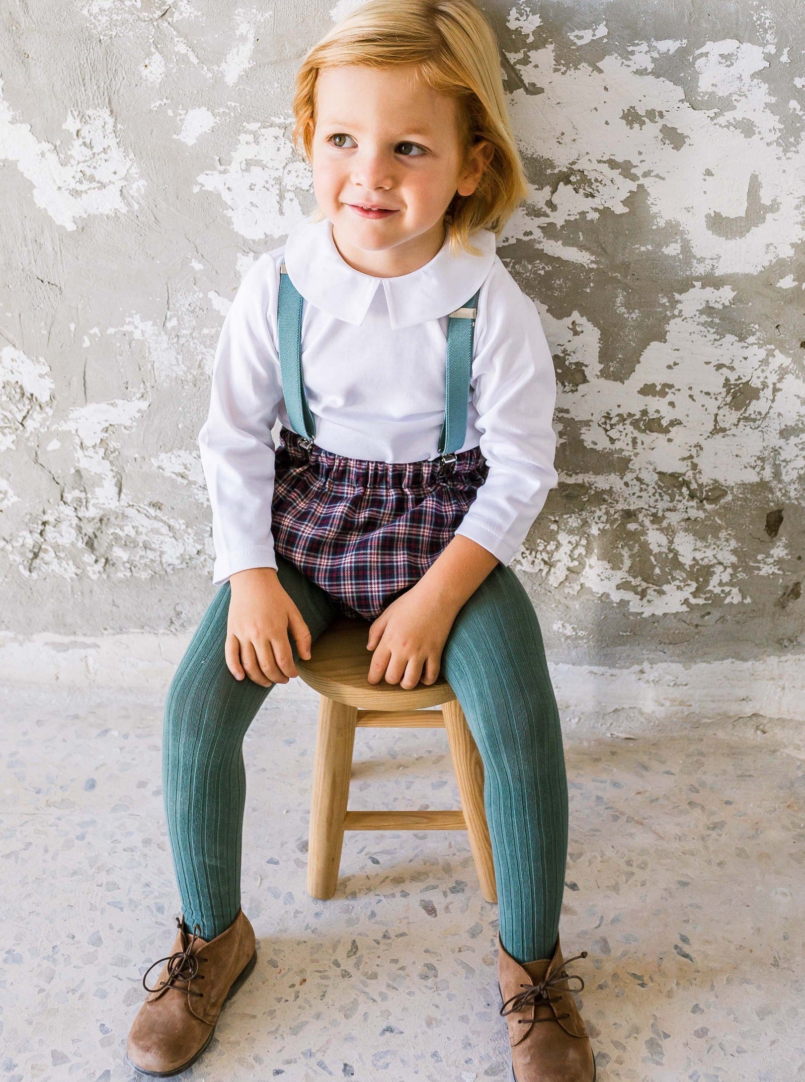 Body bébé GASPARD mixte col claudine - Blanc - manches longues