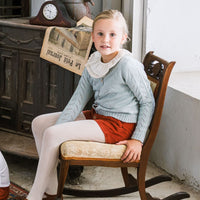 Cardigan ajouré ACHILLE sauge