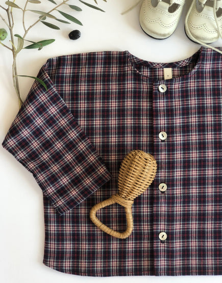 Blouse mixte LOU écossais JOY