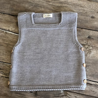 Pull sans manche MAX sable