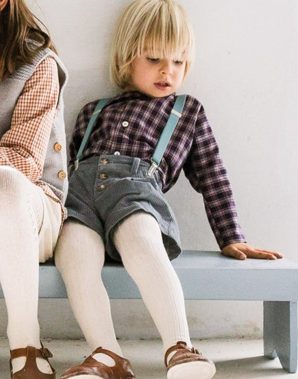 Short ULYSSE gris bleuté