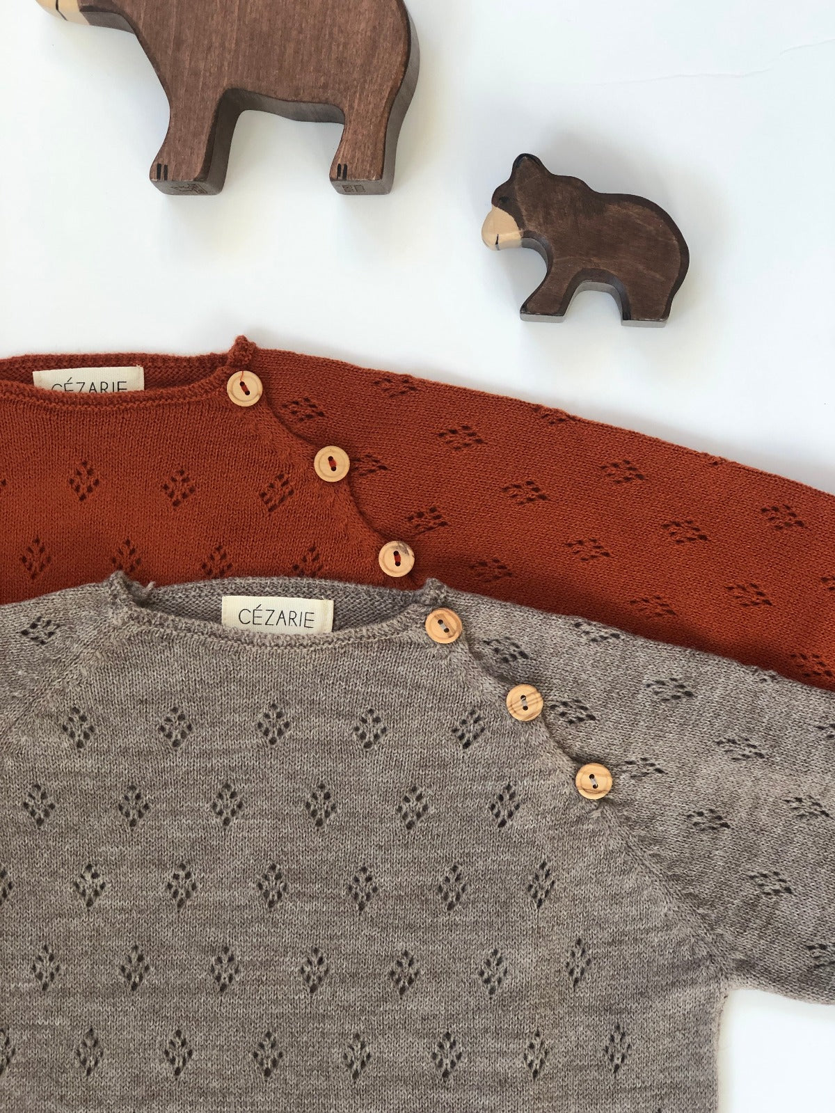 Pull FÉLIX noisette chinée