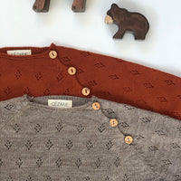Pull FÉLIX noisette chinée