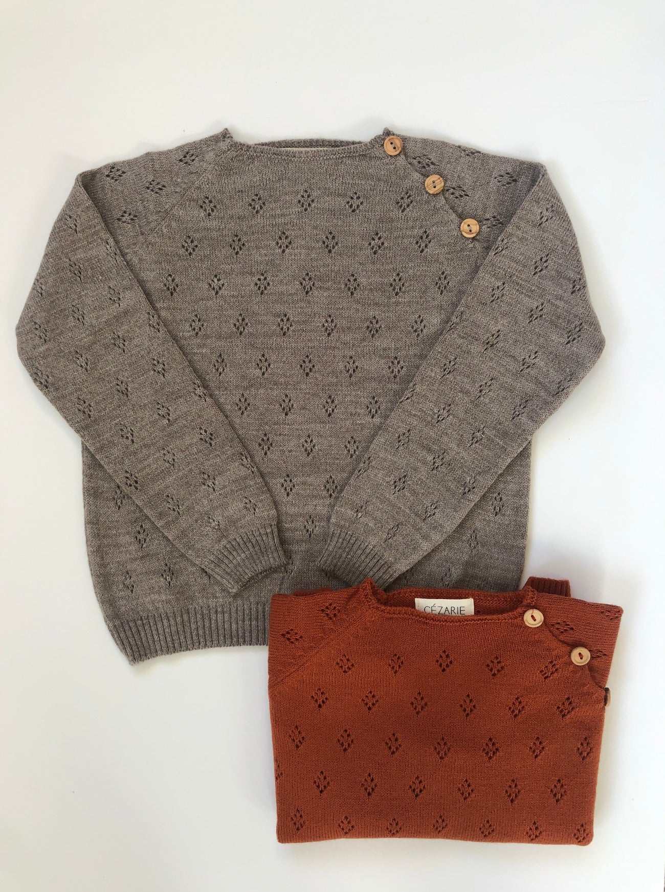 Pull FÉLIX noisette chinée
