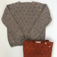 Pull FÉLIX noisette chinée